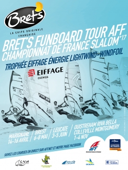 L'AFFICHE DU BRET'S FUNBOARD TOUR AFF 2017